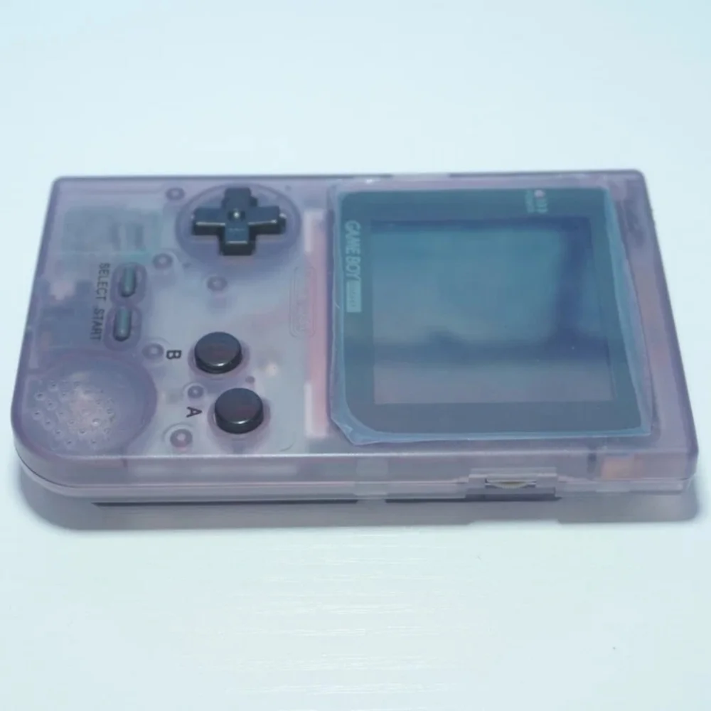 Atomic Purple Nintendo Game Boy Pocket Light (MGB-001) with Backlit IPS Screen